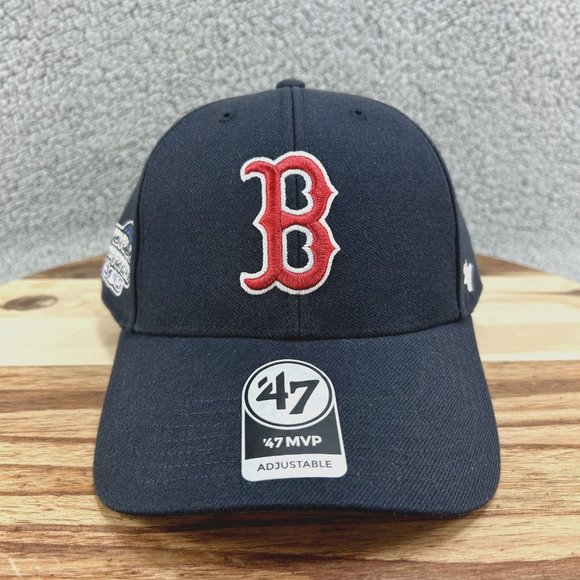 '47 Brand Boston Red Sox MLB MVP 2004 World Series Hat Cap Adjustable Blue - Picture 2 of 6